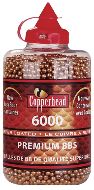 Crosman 0767 Copperhead 177 Copper-Coated Steel 6000/Bottle