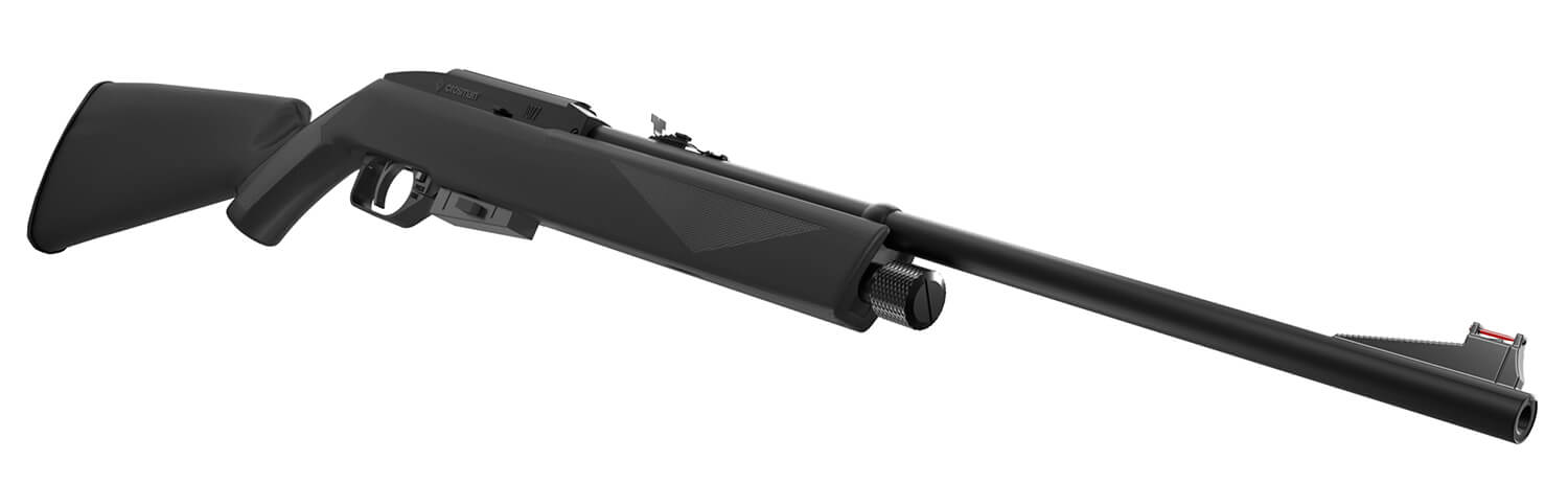 Crosman 1077 RepeatAir Air Rifle CO2 177 12rd Shot Black Black Receiver Black - Image 3