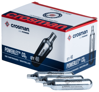 Crosman 23140 Powerlet CO2 12 Grams 40 Per Pkg
