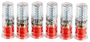 Traditions ASC357 Snap Caps  357 Mag Plastic Brass Base/ 6 Pack