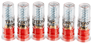 Traditions ASC357 Snap Caps  357 Mag Plastic Brass Base/ 6 Pack