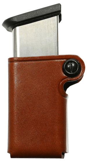 Galco SMC26 SMC Mag Case Single Tan Leather Belt Loop Compatible w/ Taurus PT945 Belts 1.75" Wide Ambidextrous Hand