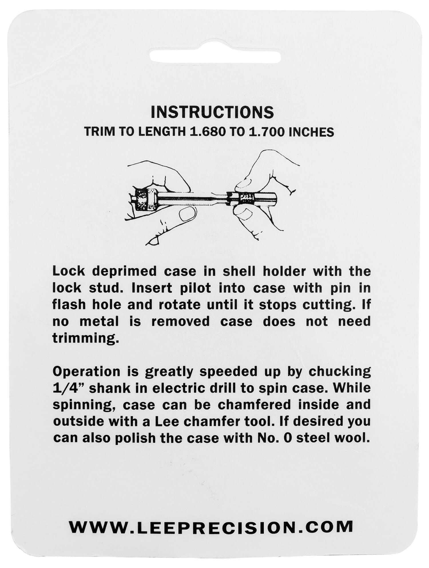 Lee Precision 90113 Case Length Gauge 222 Rem Steel - Image 2