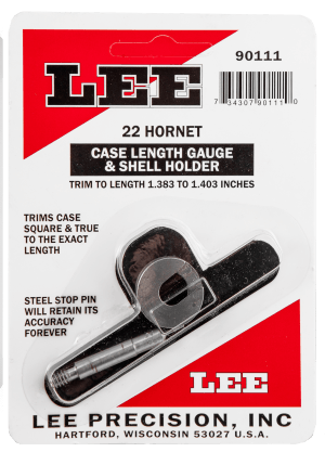 Lee Precision 90111 Case Length Gauge 22 Hornet Steel