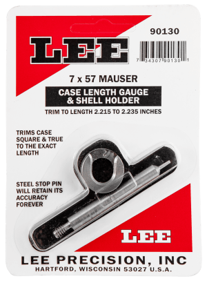 Lee Precision 90130 Case Length Gauge  7x57mm Mauser Steel 0.07 lbs