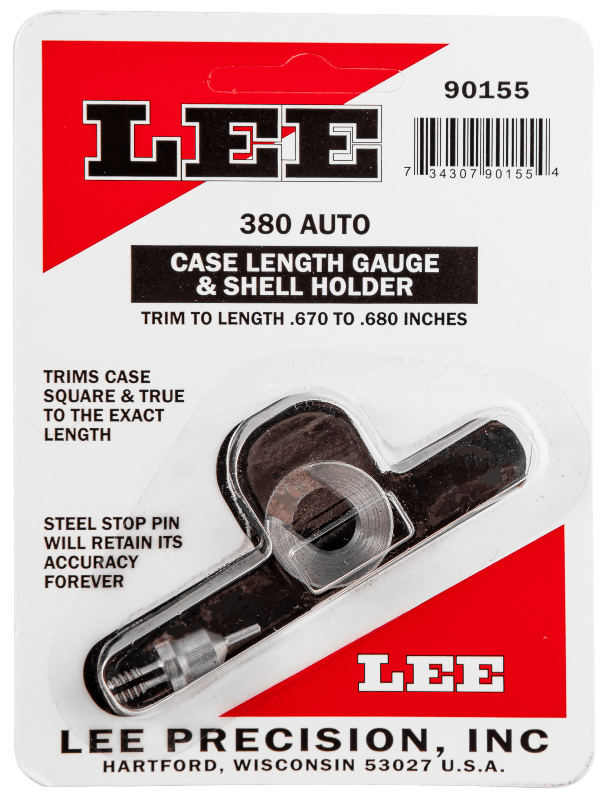 Lee Precision 90155 Case Length Gauge 380 ACP