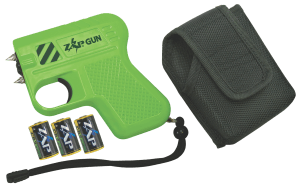 Zap ZAPGUN Zap Gun Stun Gun/Flashlight Range of Close Contact Yellow Plastic
