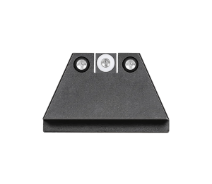 Night Fision GLK004003WGZ Suppressor Height Sights For Glock Black | Green Tritium White Ring Front Sight Green Tritium Black Ring Rear Sight