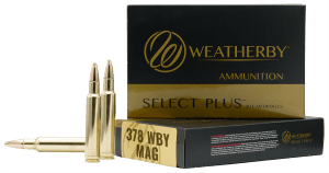 Weatherby B378270TSX Select Plus  378 Wthby Mag 270 gr Barnes TSX Lead Free 20rd Box