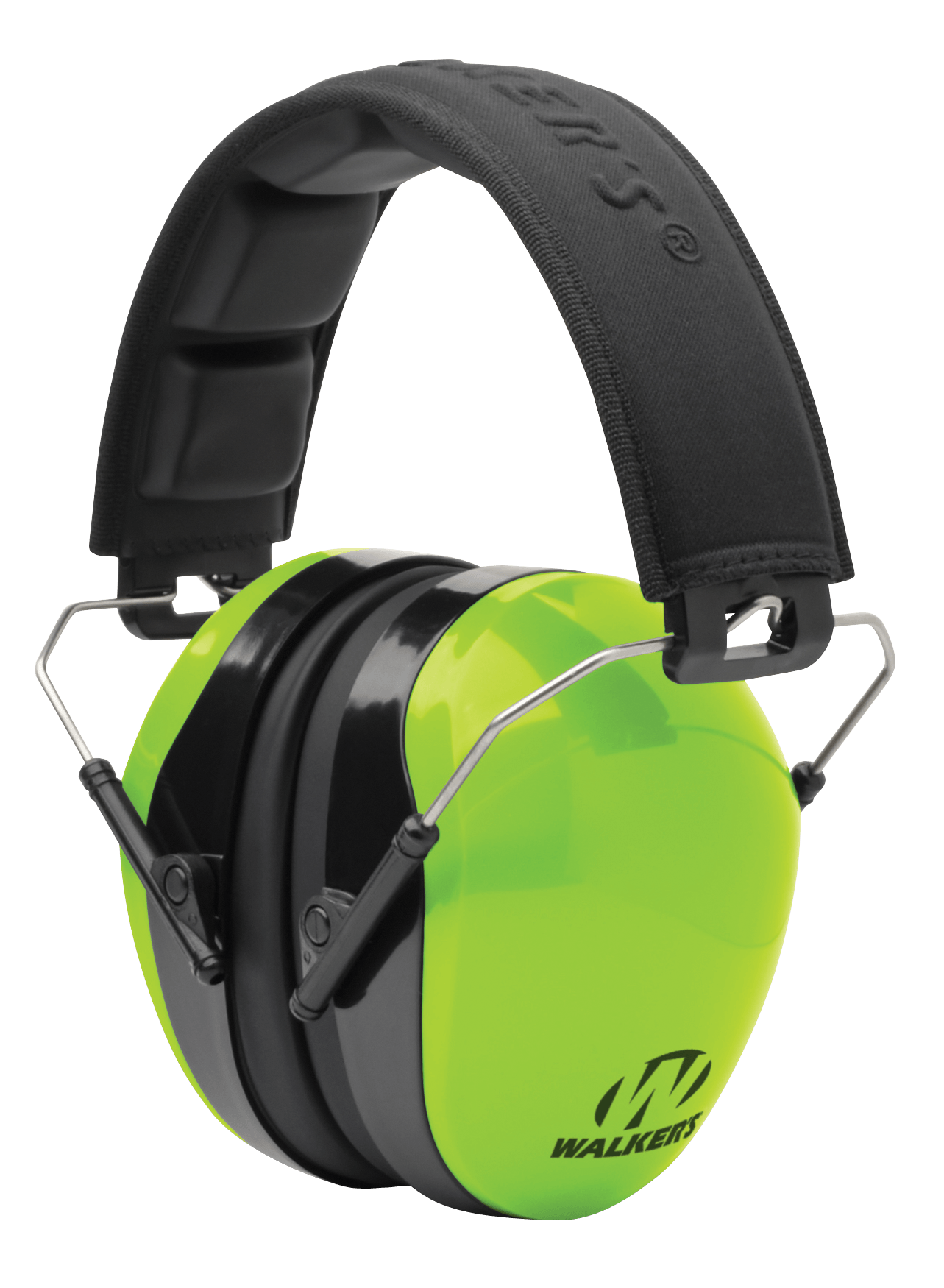 Walker's GWPDCPMHVG Advanced Protection Passive Muff 26 dB Over the Head Lime Green/Black Polymer