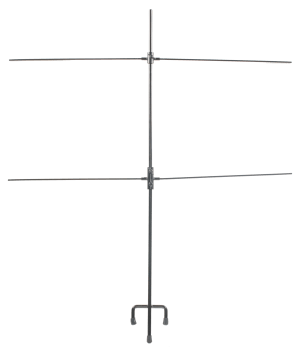 SME SMETGTST Double Paper Target Stand Black Steel Includes 8 Metal Clips