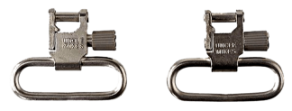 Uncle Mike's 14622 Super Swivel Quick Detach 115 RUG Nickel 1" Loop for Ruger 10/22/ .44 Mag/ #3 Carbines