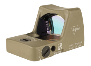 Trijicon 700624 RMR Type 2 Flat Dark Earth Cerakote 22x16mm 3.25 MOA Illuminated Red LED Dot Reticle