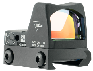 Trijicon 700601 RMR Type 2 Matte Black 22x16mm 3.25 MOA Illuminated Red Dot LED Reticle
