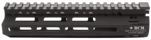 BCM MCMR8556BLK BCMGunfighter MCMR 8" M-LOK  Free-Floating Style Made of Aluminum with Black Anodized Finish for AR-Platform