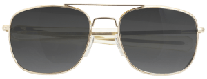 Humvee Adventure Gear HMV52BGOLD Sunglasses Adult Gray Lens MIL-PRF-31013 Gold Frame