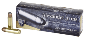 Alexander Arms AB400FPBOX FP  50Beowulf 400gr Flat Point 20rd Box