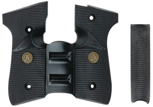Pachmayr 02500 Signature Grip Wraparound Black Rubber with Backstrap & Finger Grooves for Beretta 92FS  96FS