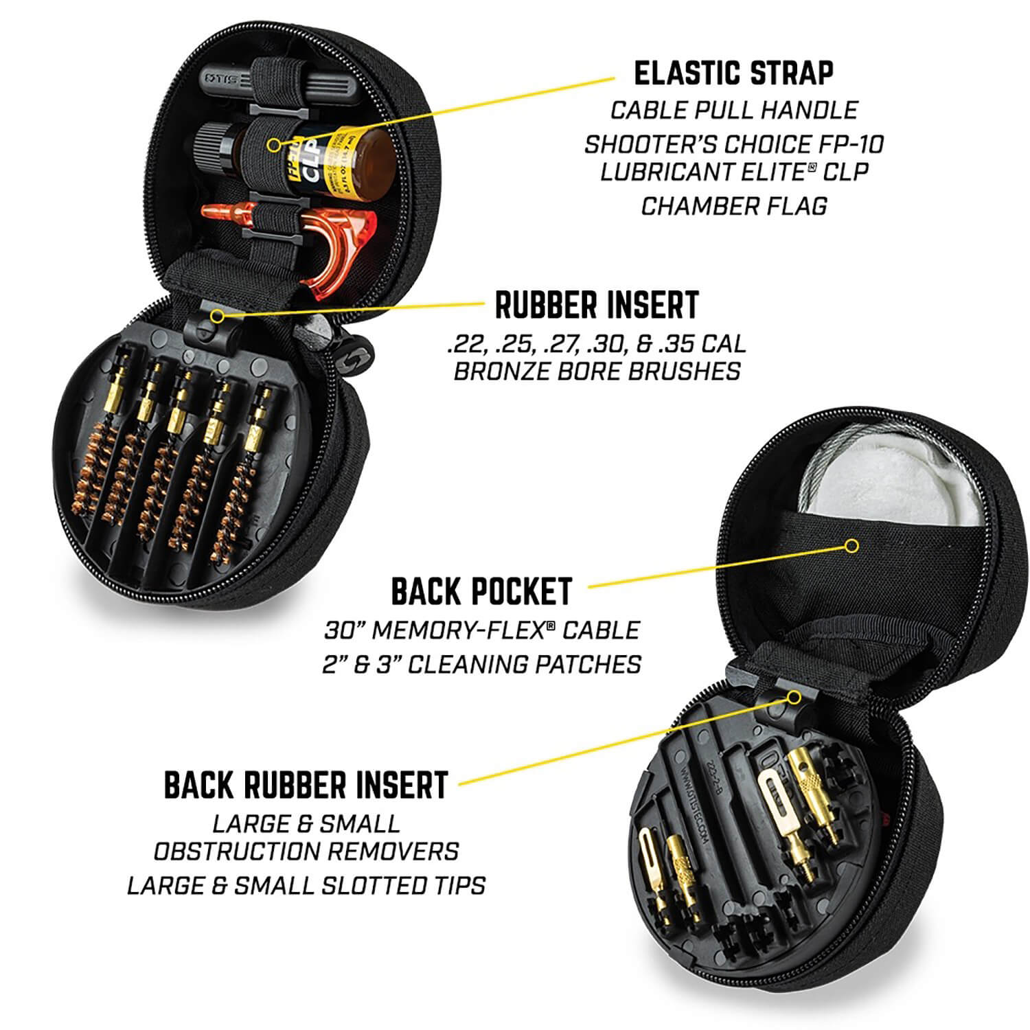 Otis FG210 Universal Cleaning System Multi-Caliber Rifle/Black Compact Soft Pack Case - Image 3