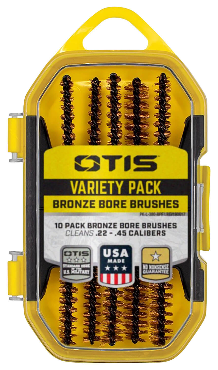 Otis FG380BP Variety Brushes Multi-Caliber Rifle/Pistol Firearm Bronze Bristles 10 Pk. - Image 2