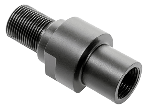 CMMG 57DA53A Thread Adapter 223 Rem/5.56x45mm NATO FN PS90 Black Steel 1/2"-28 tpi Tactical