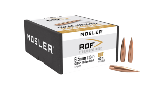 Nosler 53505 RDF Match 6.5 Creedmoor .264 130 gr Hollow Point Boat Tail/ 100rd Box