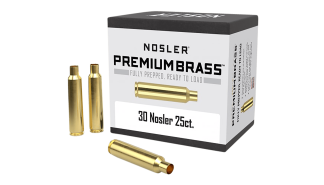 Nosler 10221 Premium Brass Unprimed Cases 30 Nosler Rifle Brass/ 25rd Box