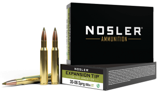 Nosler 40036 E-Tip 30-06 Springfield 168 gr E Tip Lead Free 20rd Box
