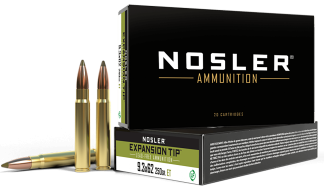 Nosler 40393 E-Tip 9.3mmx62 Mauser 250 gr E Tip Lead Free 20rd Box