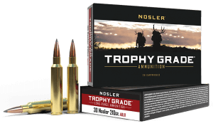 Nosler 60118 Trophy Grade Long-Range 30 Nosler 210 gr Nosler Spitzer AccuBond Long Range 20rd Box
