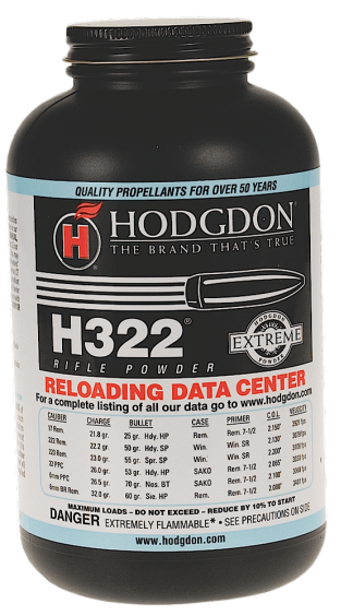 Hodgdon 3221 Extreme H322 Rifle Powder Multi-Caliber 1 lb