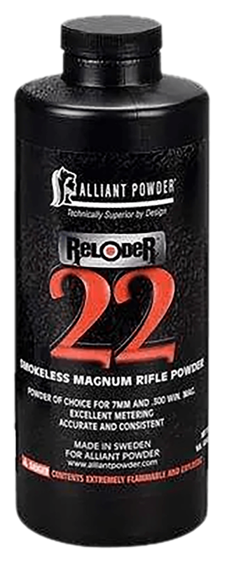 Alliant Powder RELODER22 Rifle Powder Reloder 22 Rifle Multi-Caliber  Magnum 1 lb