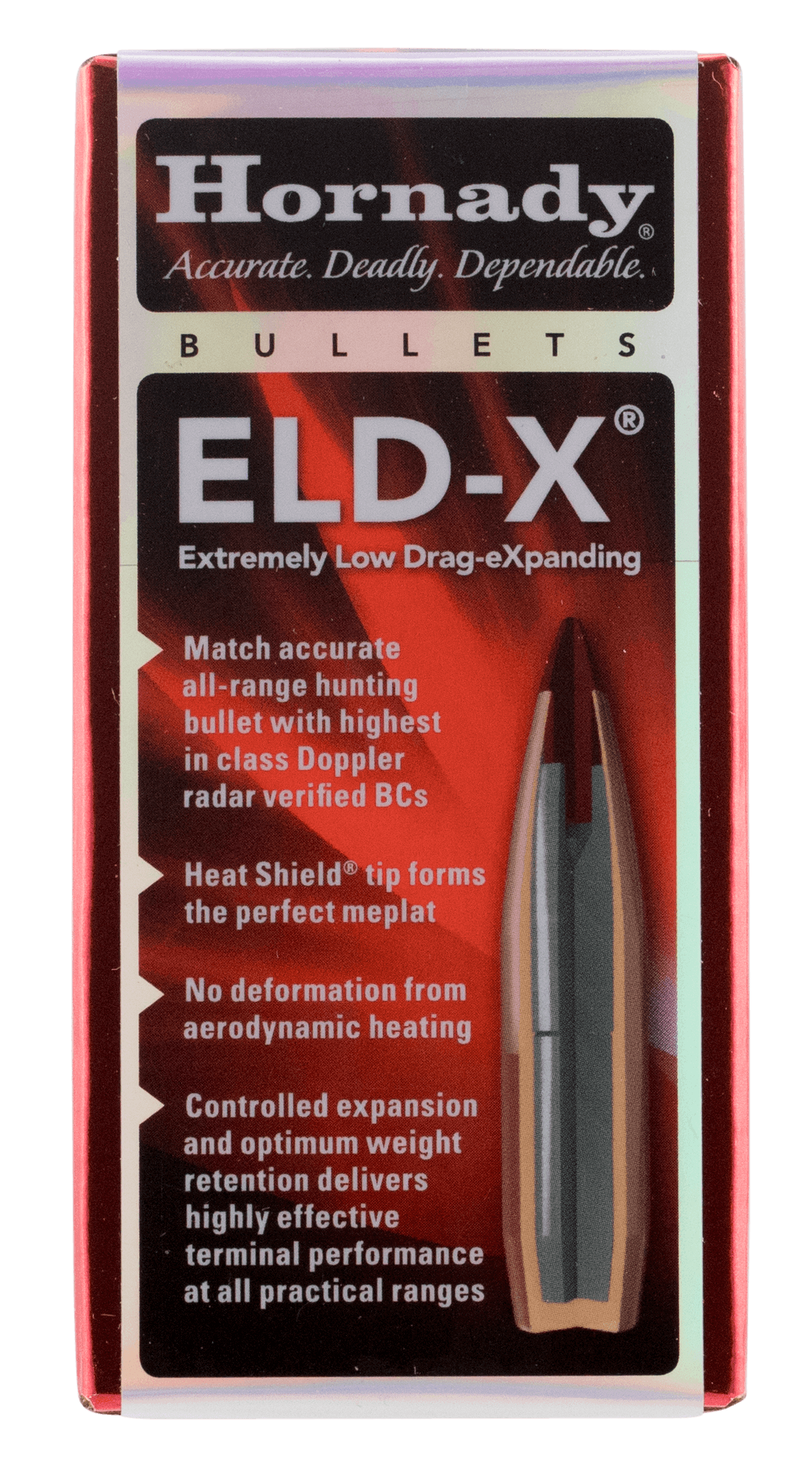 Hornady 25418 ELD-X 25 Cal .257 110 gr Extremely Low Drag eXpanding 100rd Box