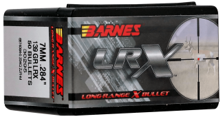 Barnes Bullets 30295 LRX Long Range 7mm 139gr Boat Tail 50/Box