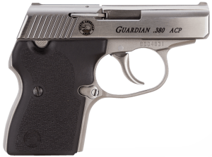 North American Arms 380GUARDIAN Guardian  380 ACP Caliber with 2.50" Barrel  6+1 Capacity  Overall Stainless Steel Finish  Serrated Slide & Black Rubber Grip