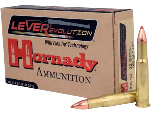 Hornady 82732 LEVERevolution  32WinSpecial 165gr Flex Tip eXpanding 20rd Box