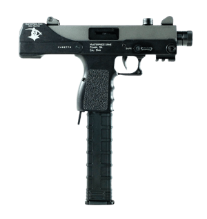 MasterPiece Arms 30TGR Defender Top Cocking 9mm Luger 30+1 5.50" Threaded Barrel  Adjustable Front & Rear Sights  Special Grim Reaper Cerakote Paint Design  Quick Release Magazine  Lever Safety Selector
