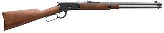 Winchester Repeating Arms 534177141 Model 1892 Carbine Full Size 45 Colt (LC) 10+1 20" Brushed Polish Blued Sporter Barrel  Drilled & Tapped Steel Receiver  Satin Walnut Straight Grip Wood Stock
