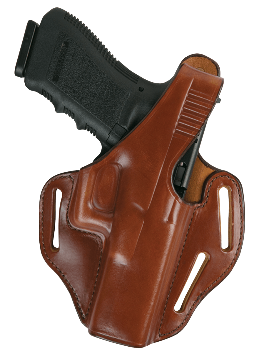 Bianchi 24116 77 Piranha OWB Size 01 Tan Leather Belt Slide Fits S&W J Frame Right Hand