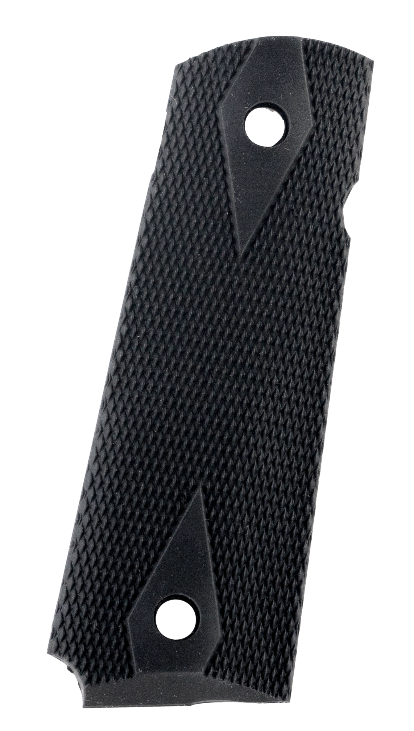 Pearce Grip PG19112 Side Panel Grips Double Diamond Checkering Black Rubber for 1911 Government