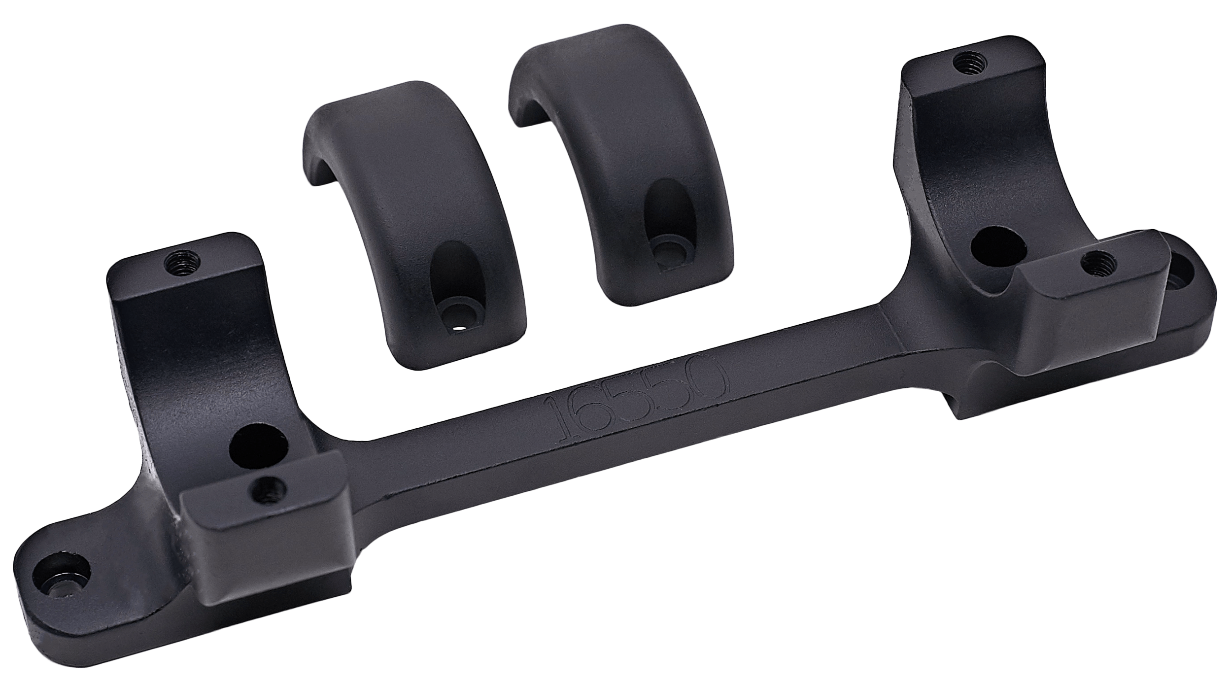 DNZ 16550 Game Reaper-Tikka Scope Mount/Ring Combo Matte Black 1"