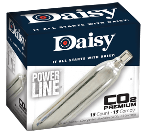 Daisy 997015611 Powerline CO2 Cylinder 12gram 15/Pack