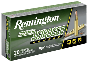 Remington Ammunition 29328 Premier Scirocco Bonded 30-06 Springfield 180 gr Swift Scirocco Bonded 20rd Box/ 10 Cs