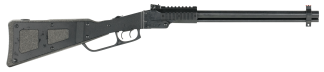 Chiappa Firearms 500182 M6  22 Mag/12 Gauge 1+1 18.50" Blued Steel Barrel  Folding Break Open  Receiver Mounted Quad Picatinny Forend  Black Skeletonized Stock w/PPS Foam Inserts  Double Trigger System Includes Modified Choke