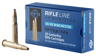 PPU PP30302 Standard Rifle  30-30 Win 170 gr Flat Soft Point 20rd Box