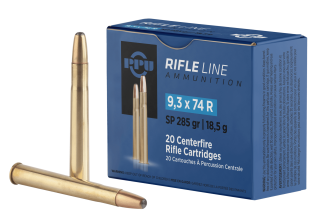 PPU PP9374 Metric Rifle  9.3mmx74R 285 gr Soft Point 20rd Box