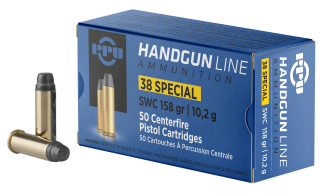 PPU PPH38SS Handgun  38 Special 158 gr Semi Wadcutter 50rd Box