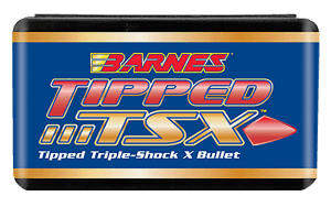 Barnes Bullets 30372 Tipped TSX  30Cal 180gr Boat Tail 50/Box