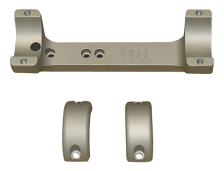 DNZ 10005 Game Reaper Thompson/Center Scope Mount/Ring Combo Silver 1"
