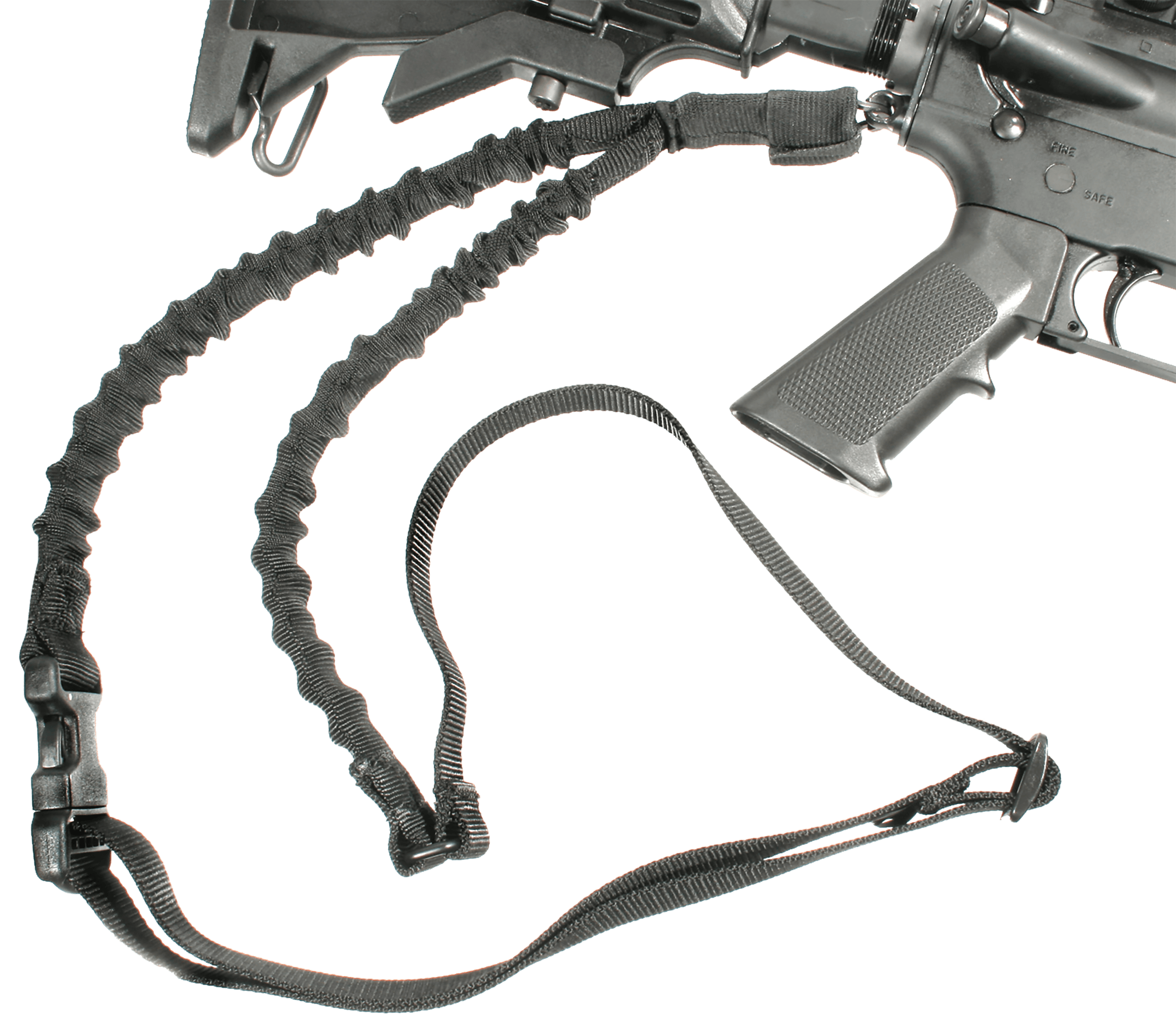 Blackhawk 70GS17BK Universal Swift Rifle Sling Black Nylon Webbing 1.25" Wide Three-Point Design